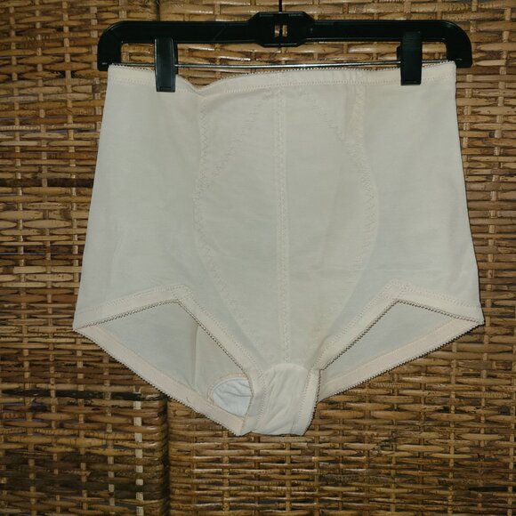 Vintage Slimlook Smoothie Girdle Shaper Brief SZ 2XL Model 2200 USA Light Beige - Picture 1 of 4